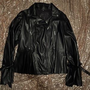 Faux leather jacket